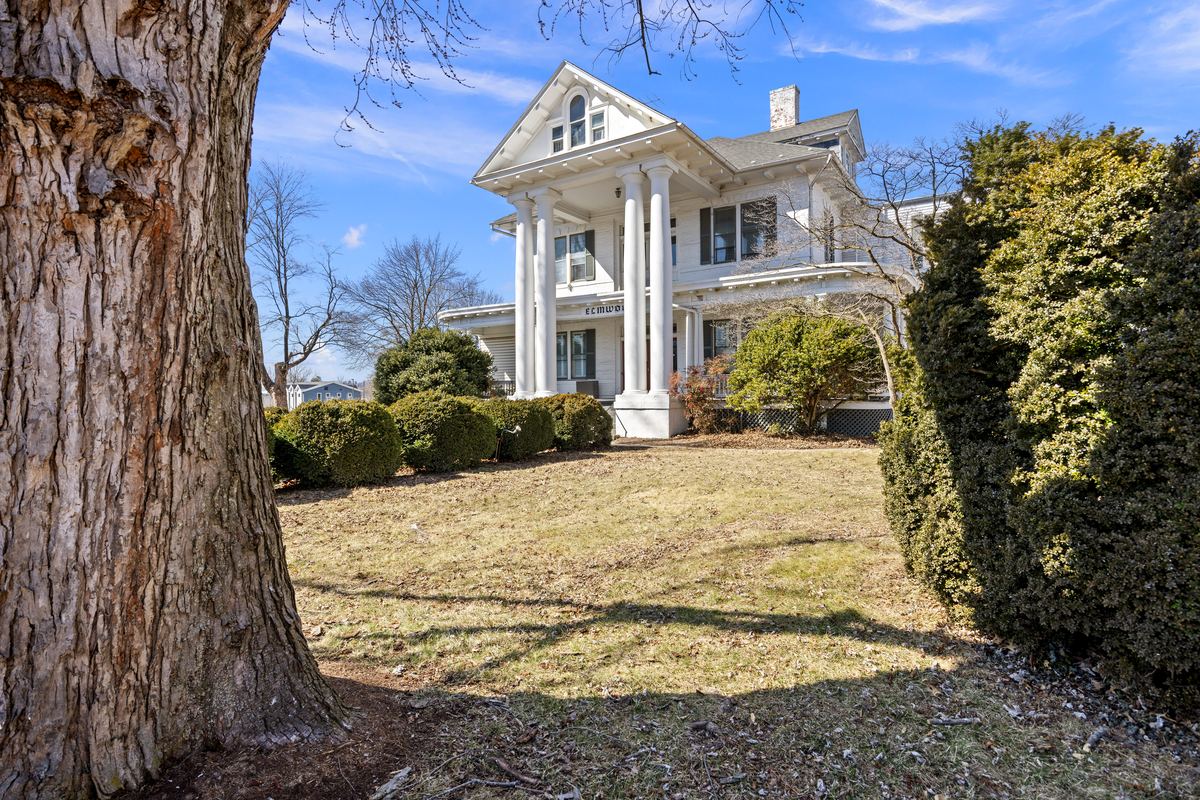 White colonial under a mature oak, Harrisonburg