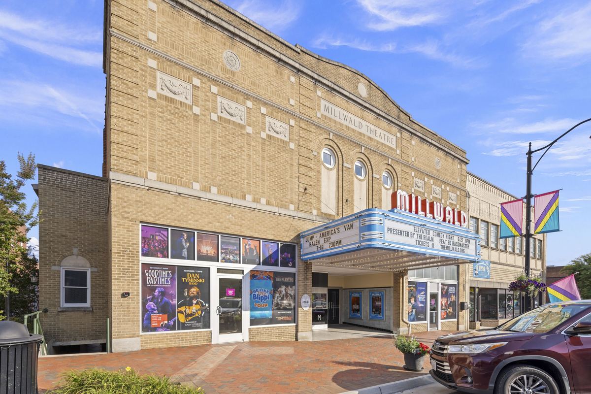 The theatre facade on Main Street, Wytheville